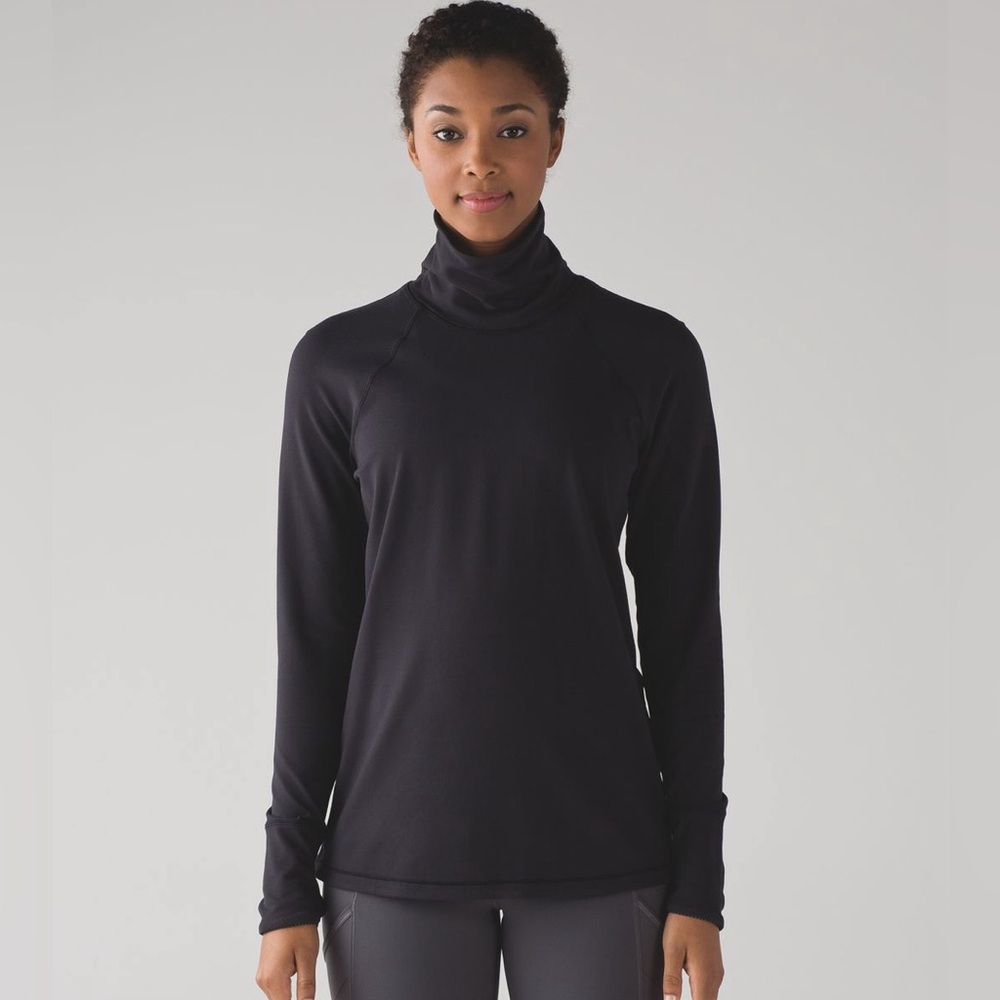 Lululemon Hill And Valley Turtleneck Black